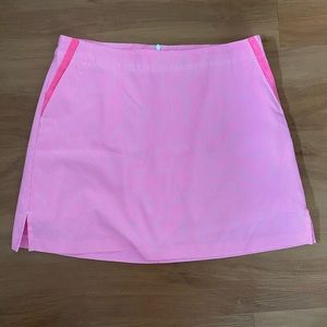 Bright Pink Skirt With Pockets